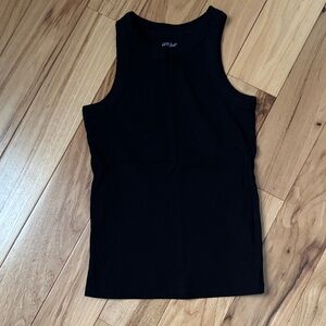 Cat & Jack Black Ribbed Top